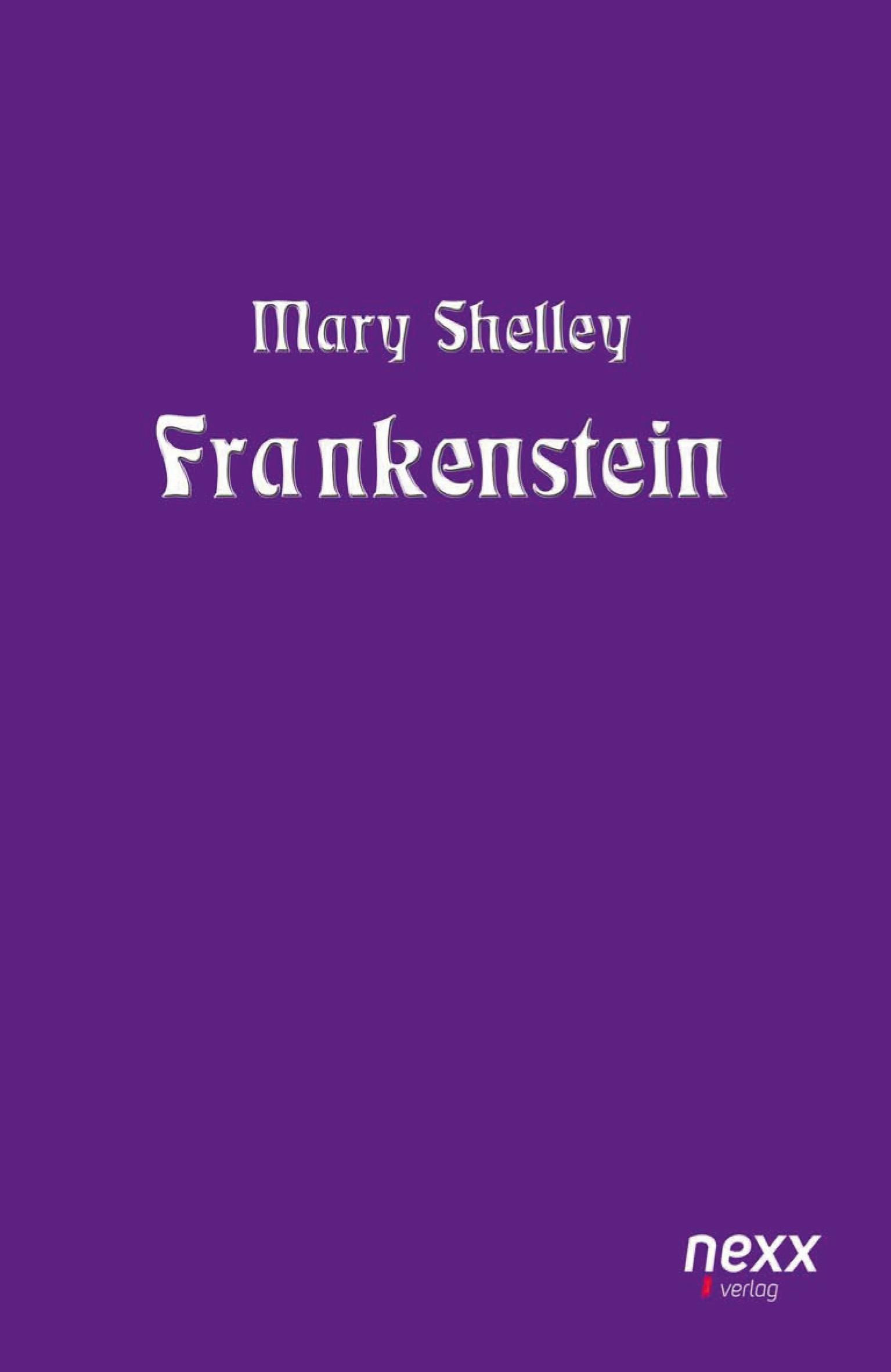 Vorderes Coverbild Frankenstein