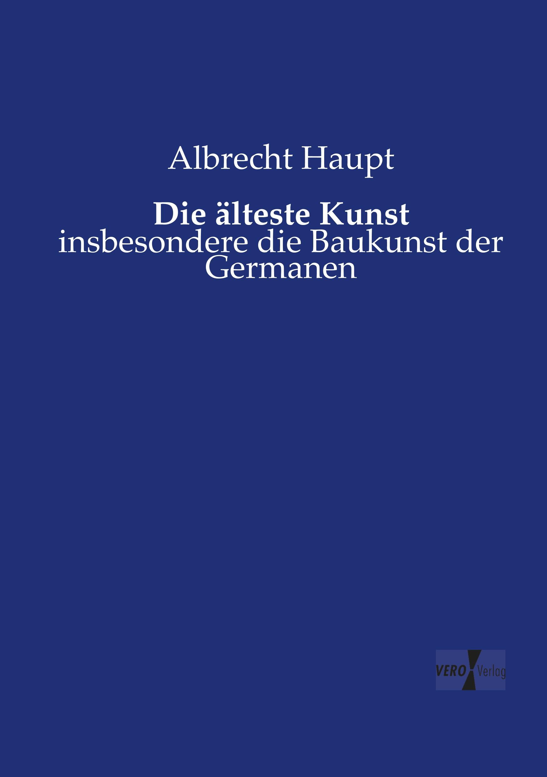 Vorderes Coverbild Die älteste Kunst