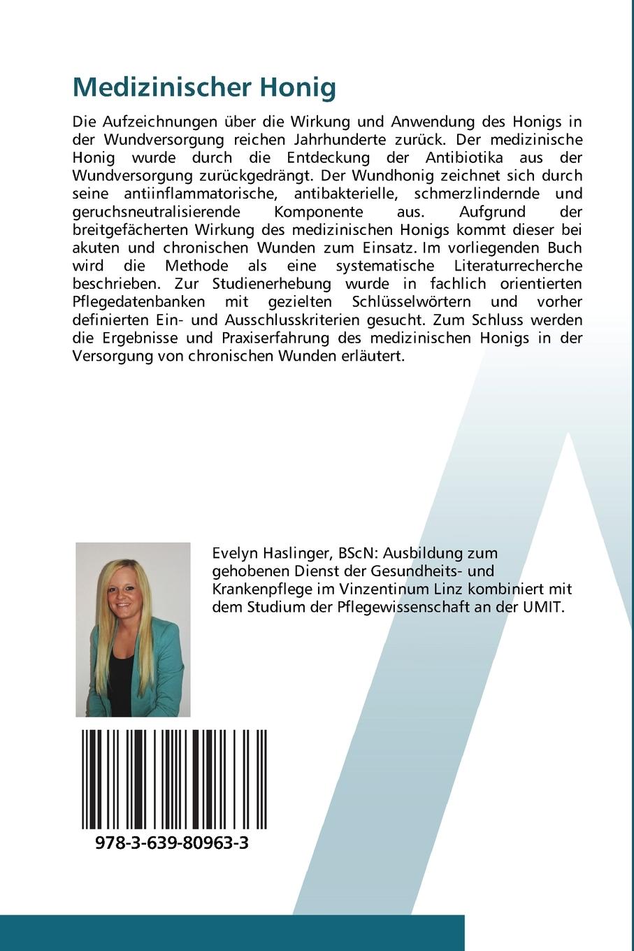 Rückseitencover Medizinischer Honig