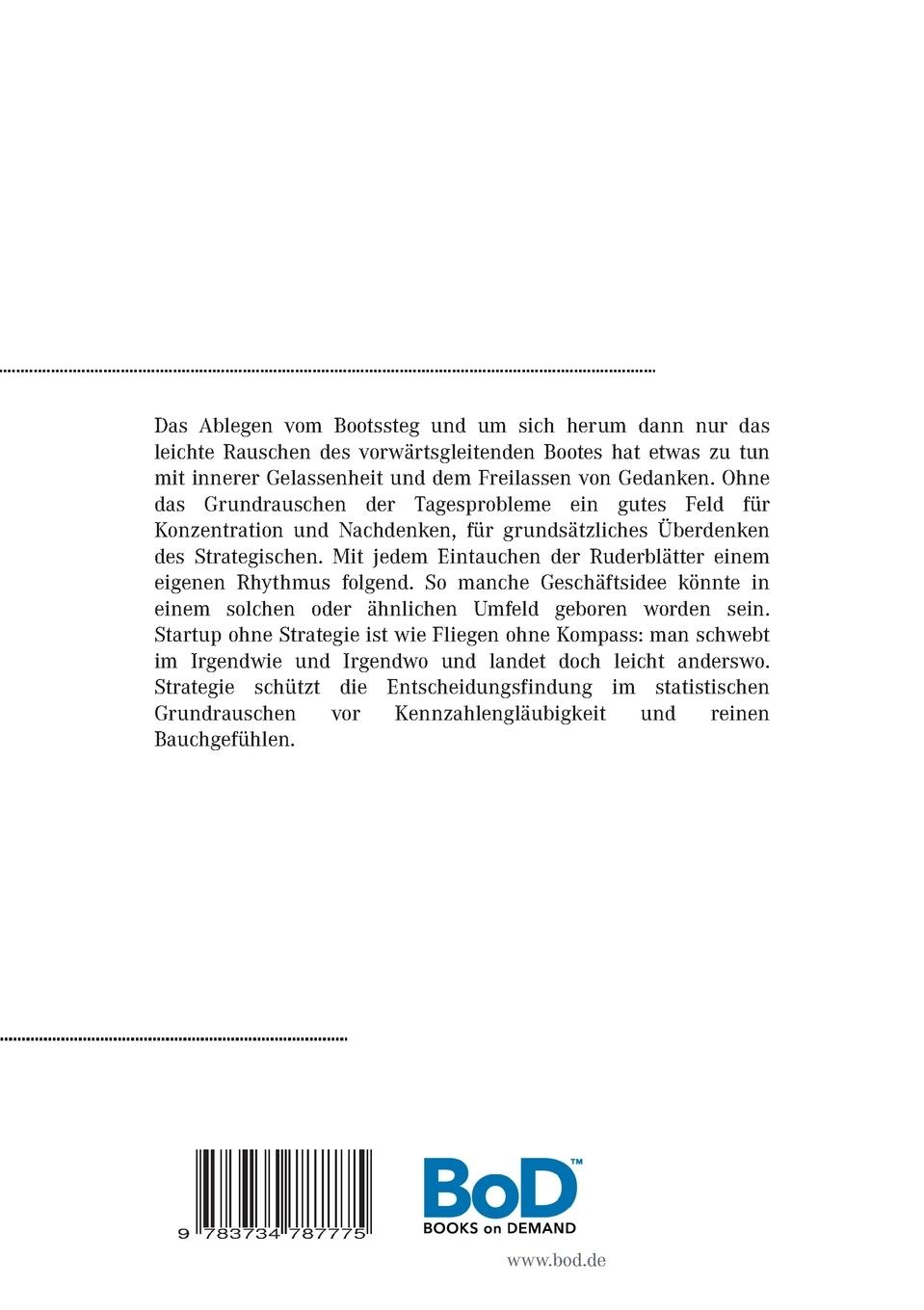 Rückseitencover Beim Rudern wird der Blick aufs Ganze leichter