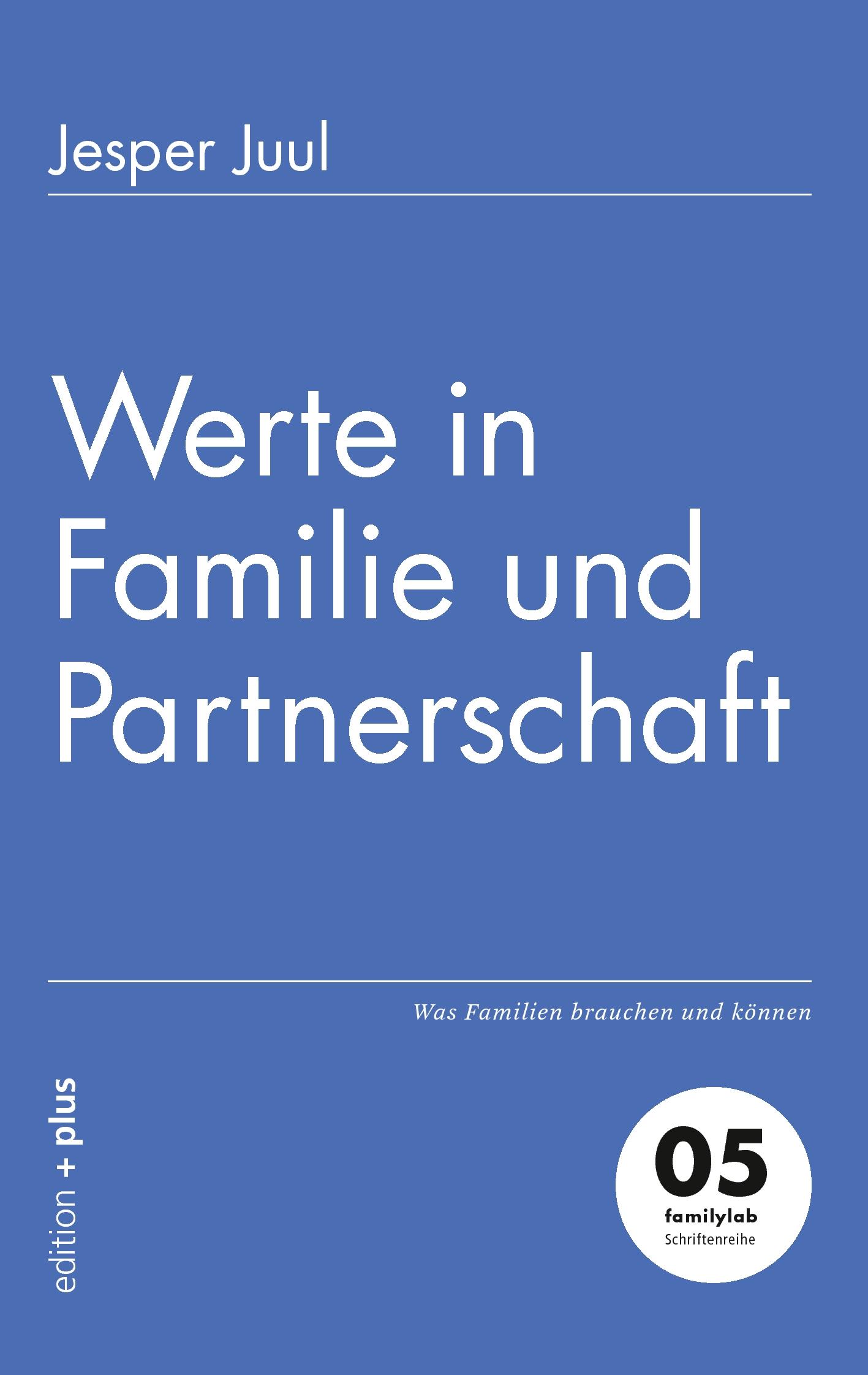 Vorderes Coverbild Werte in Familie und Partnerschaft