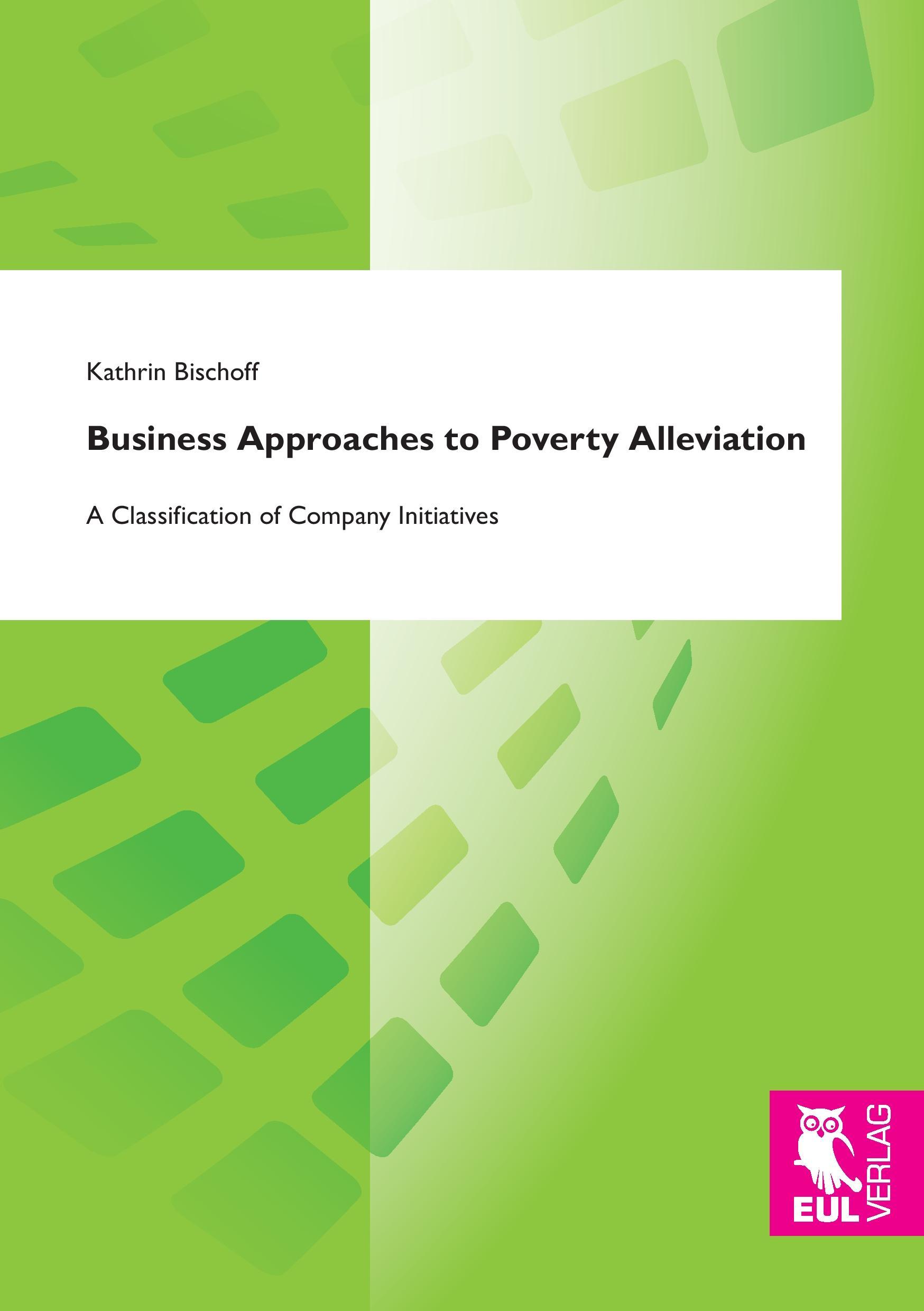 Vorderes Coverbild Business Approaches to Poverty Alleviation