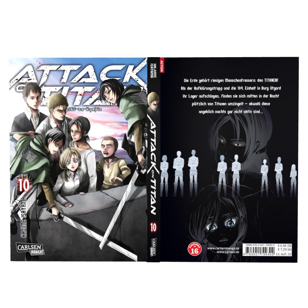 Beispielinhalt (Bild) Attack on Titan 10