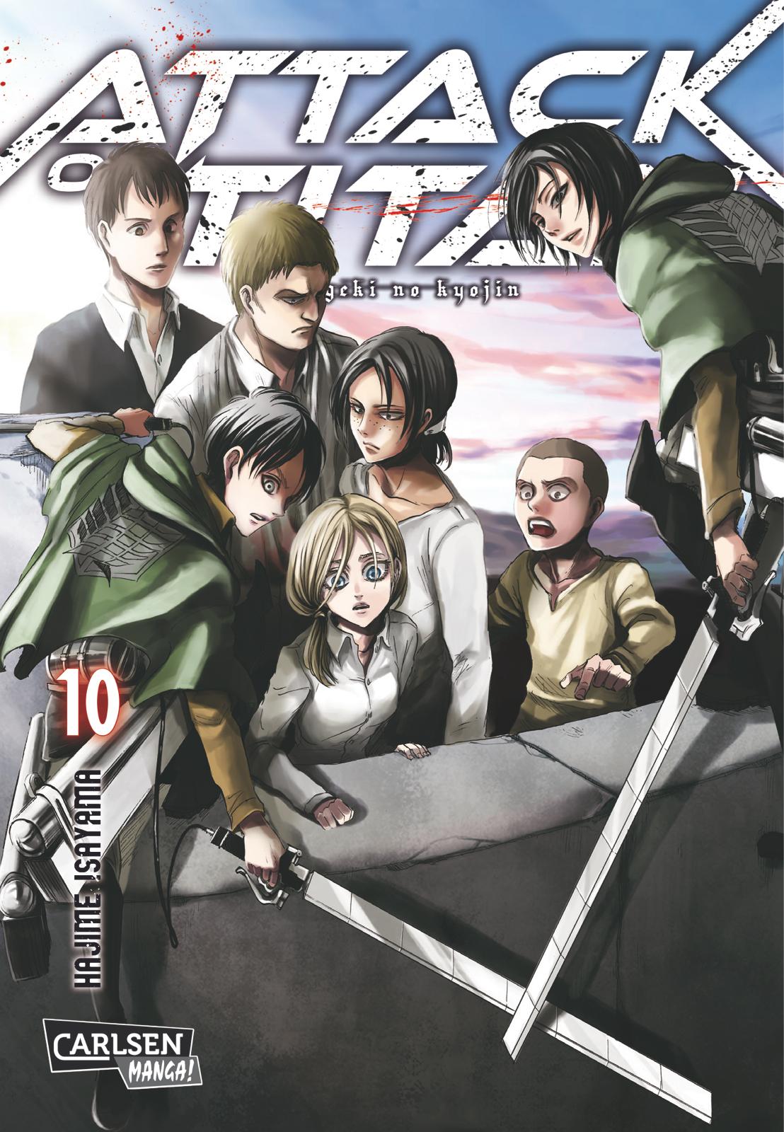 Vorderes Coverbild Attack on Titan 10