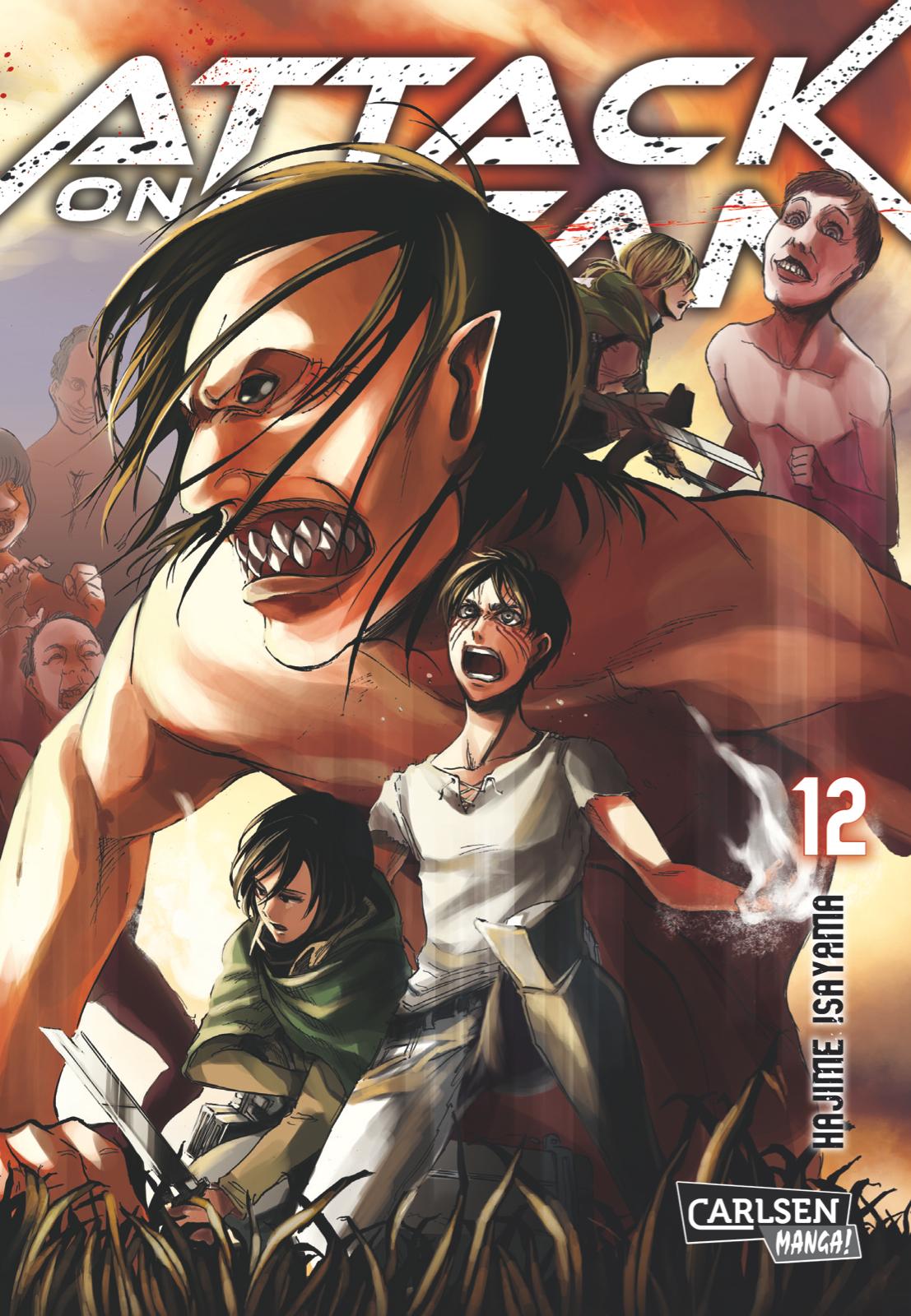 Vorderes Coverbild Attack on Titan 12