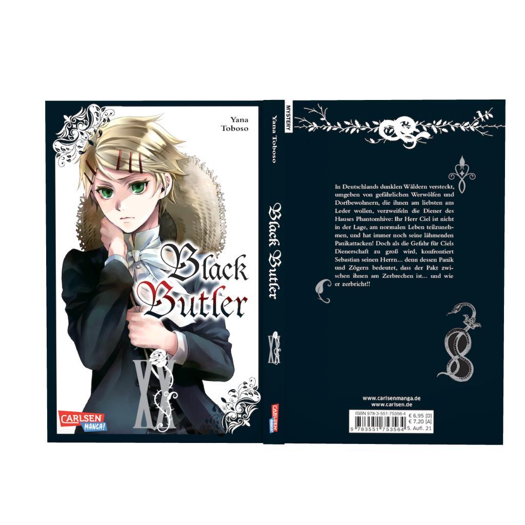 Beispielinhalt (Bild) Black Butler 20