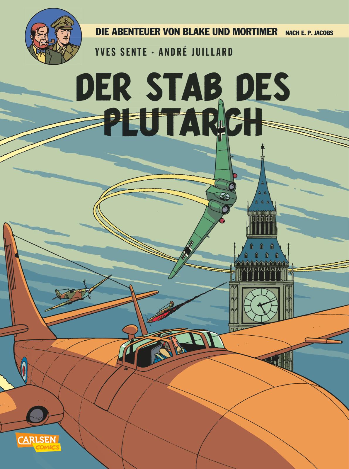 Vorderes Coverbild Blake und Mortimer 20. Der Stab des Plutarch