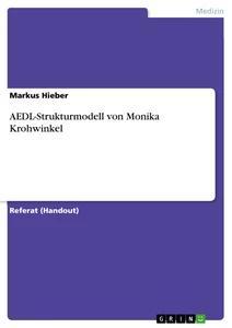 Vorderes Coverbild AEDL-Strukturmodell von Monika Krohwinkel