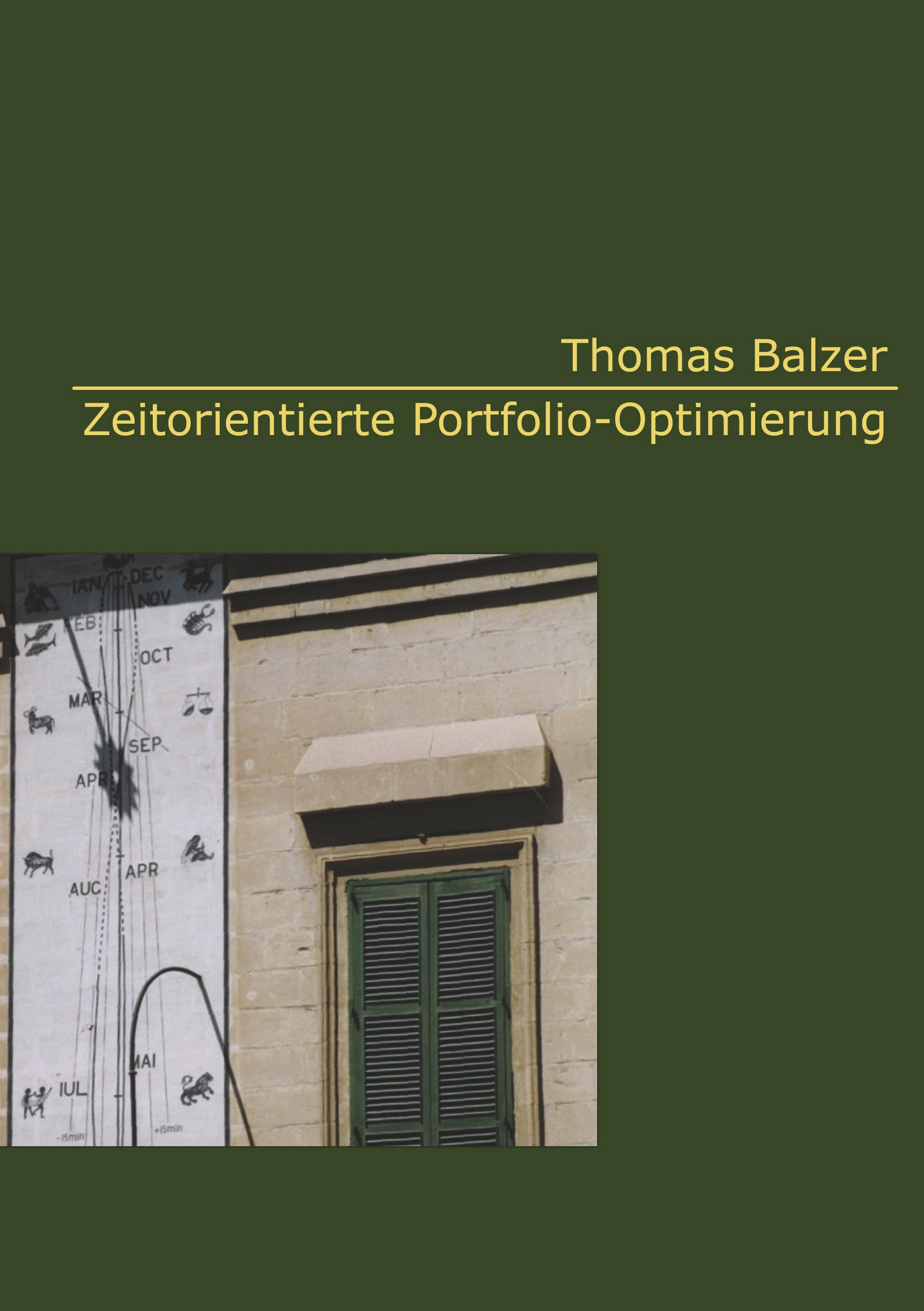 Vorderes Coverbild Zeitorientierte Portfolio-Optimierung