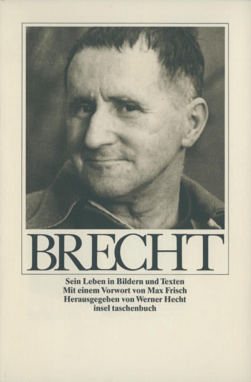 Vorderes Coverbild Bertolt Brecht. Sein Leben in Bildern und Texten