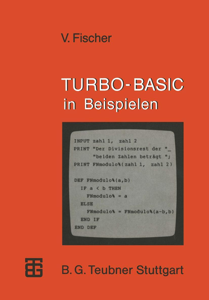 Vorderes Coverbild TURBO-BASIC in Beispielen