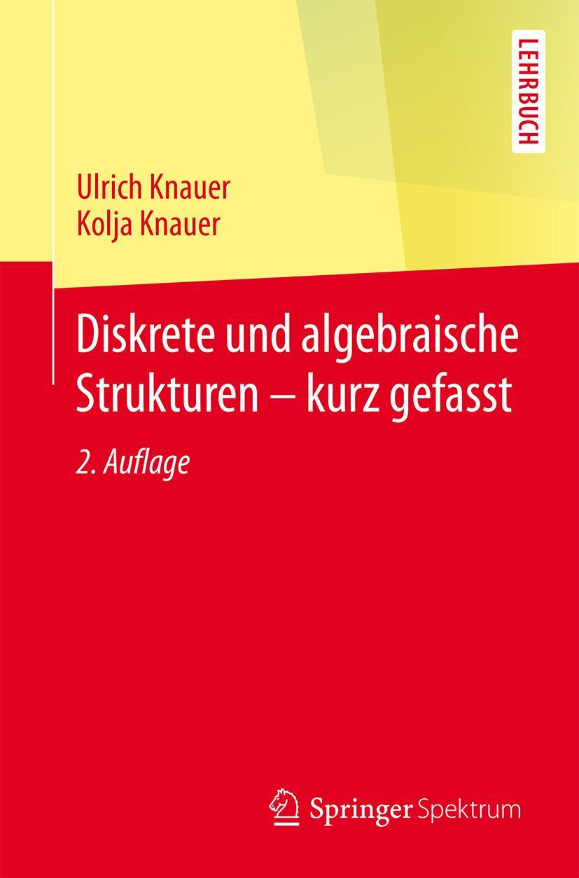 Vorderes Coverbild Diskrete und algebraische Strukturen - kurz gefasst