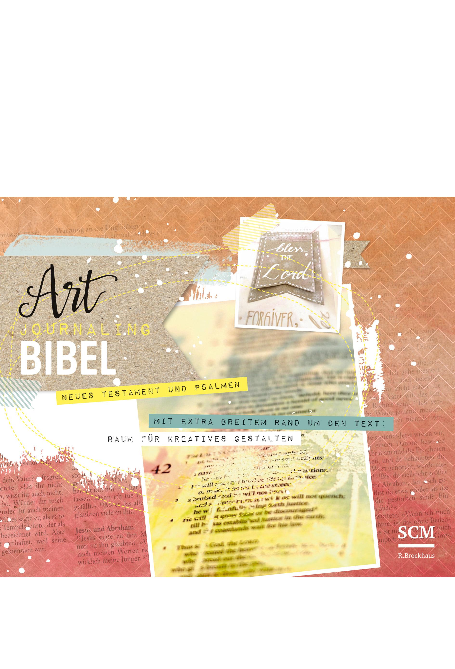 Vorderes Coverbild NLB Art Journaling Bibel Neues Testament und Psalmen