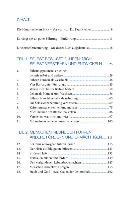 Beispielinhalt (Bild) Von der Kunst, andere zu führen