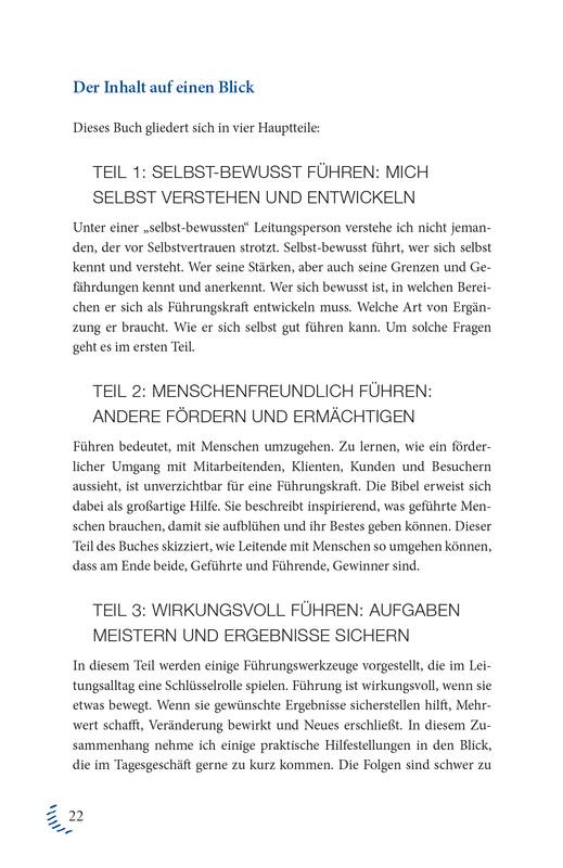 Beispielinhalt (Bild) Von der Kunst, andere zu führen