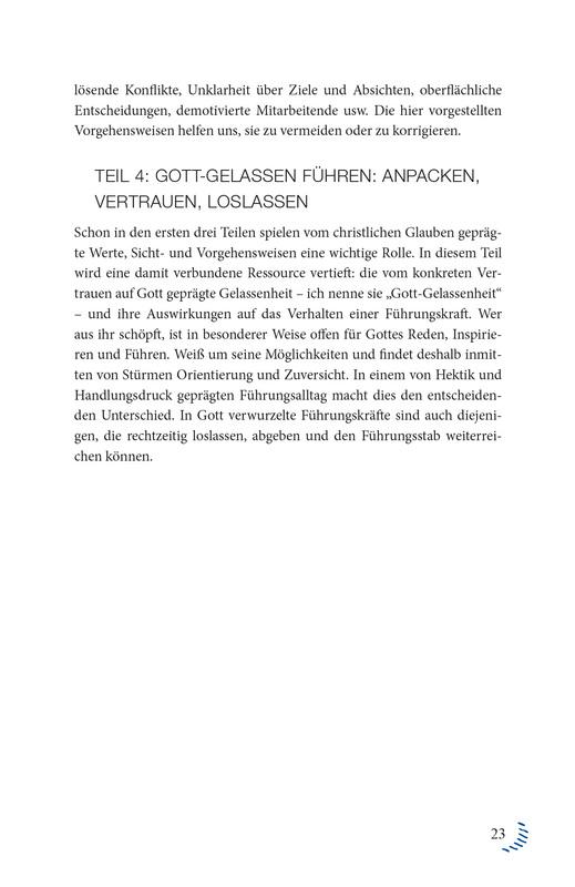 Beispielinhalt (Bild) Von der Kunst, andere zu führen