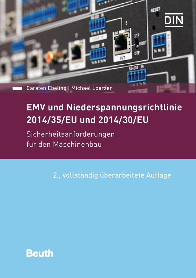 Vorderes Coverbild EMV und Niederspannungsrichtlinie 2014/30/EU und 2014/35/EU
