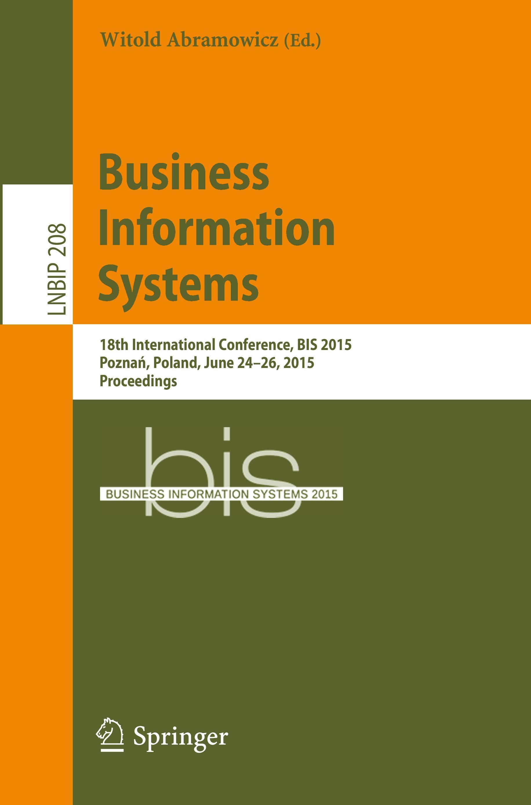 Vorderes Coverbild Business Information Systems