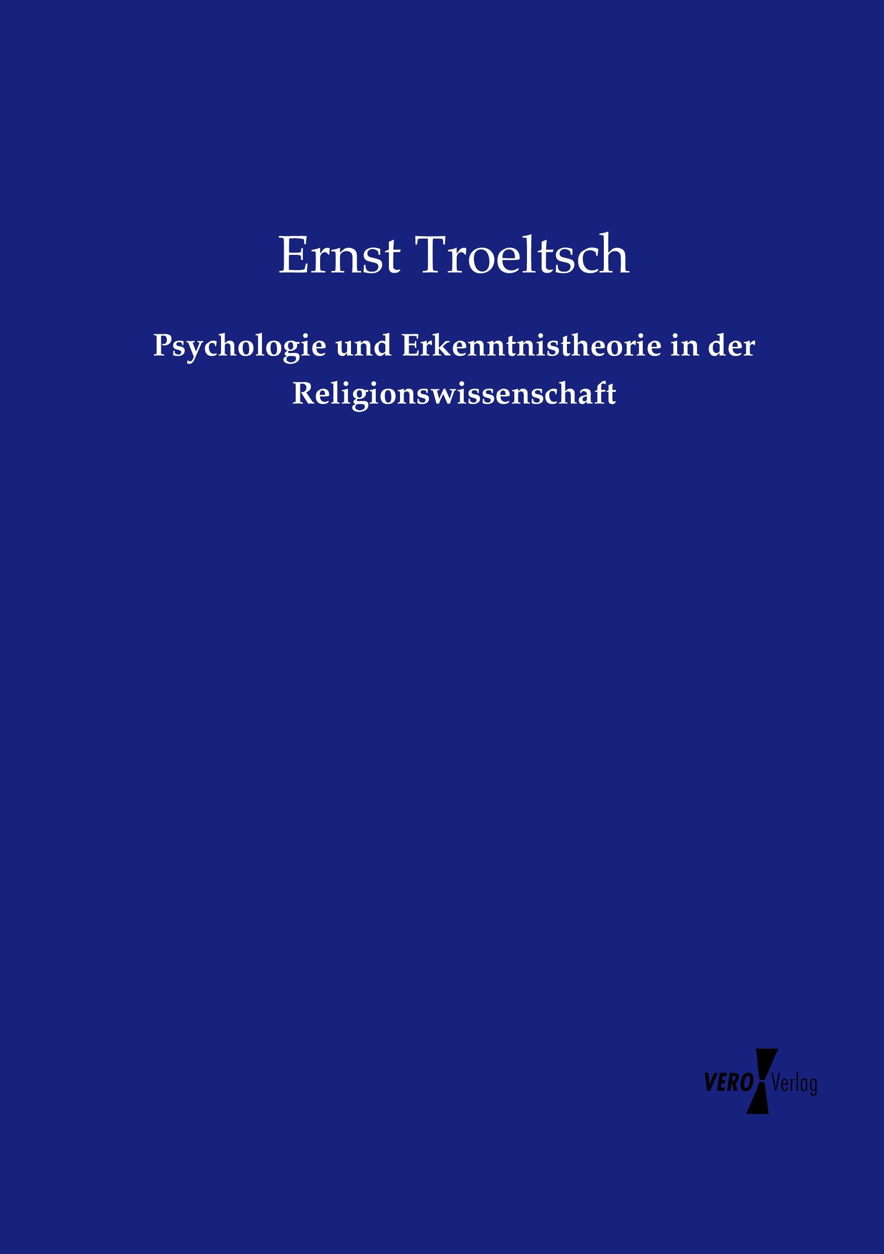 Vorderes Coverbild Psychologie und Erkenntnistheorie in der Religionswissenschaft