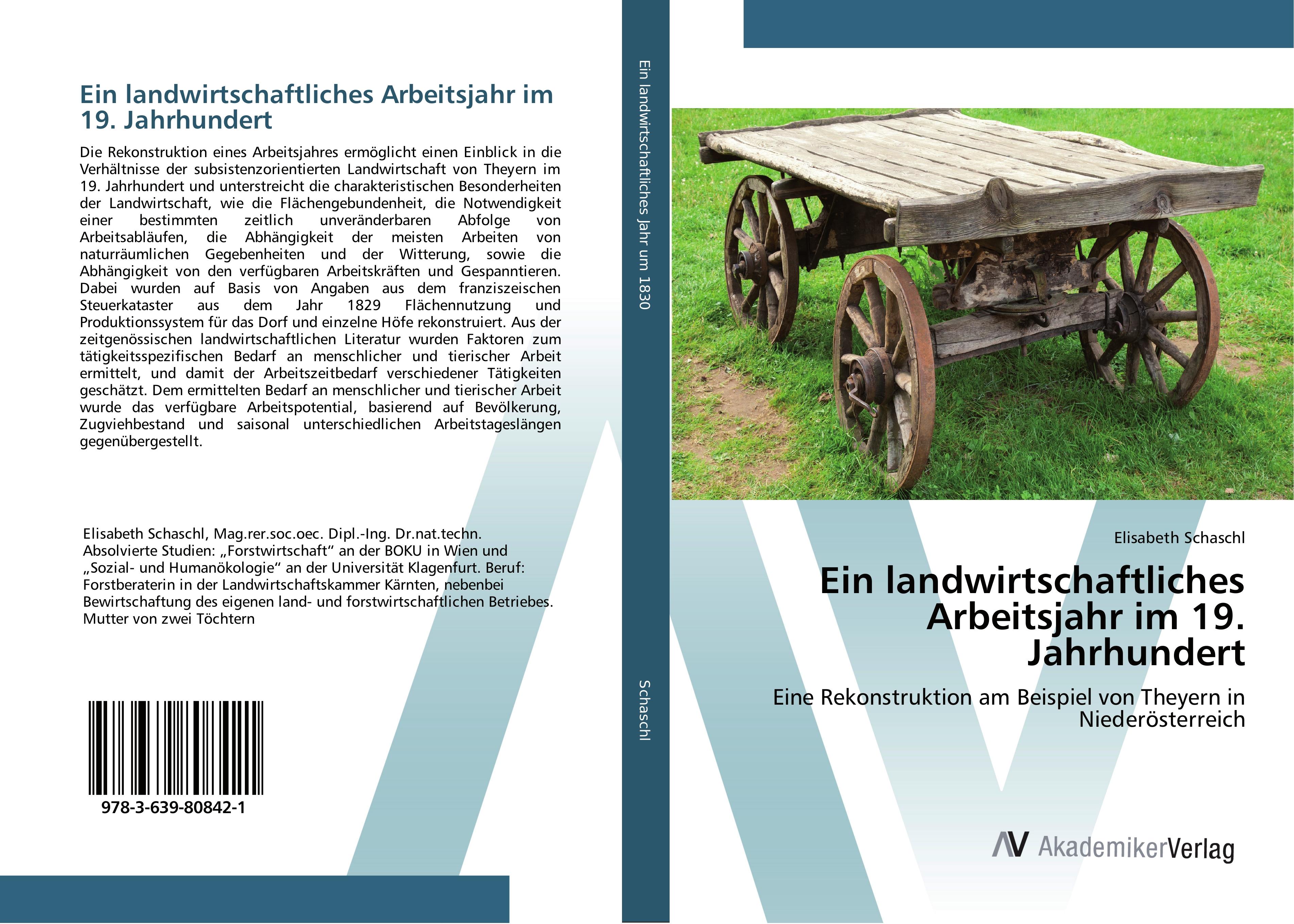 Vorderes Coverbild Ein landwirtschaftliches Arbeitsjahr im 19. Jahrhundert