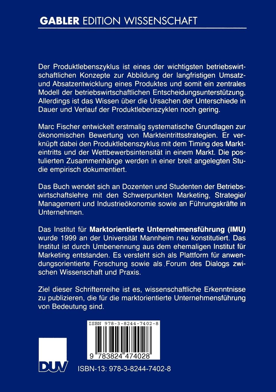 Rückseitencover Produktlebenszyklus und Wettbewerbsdynamik