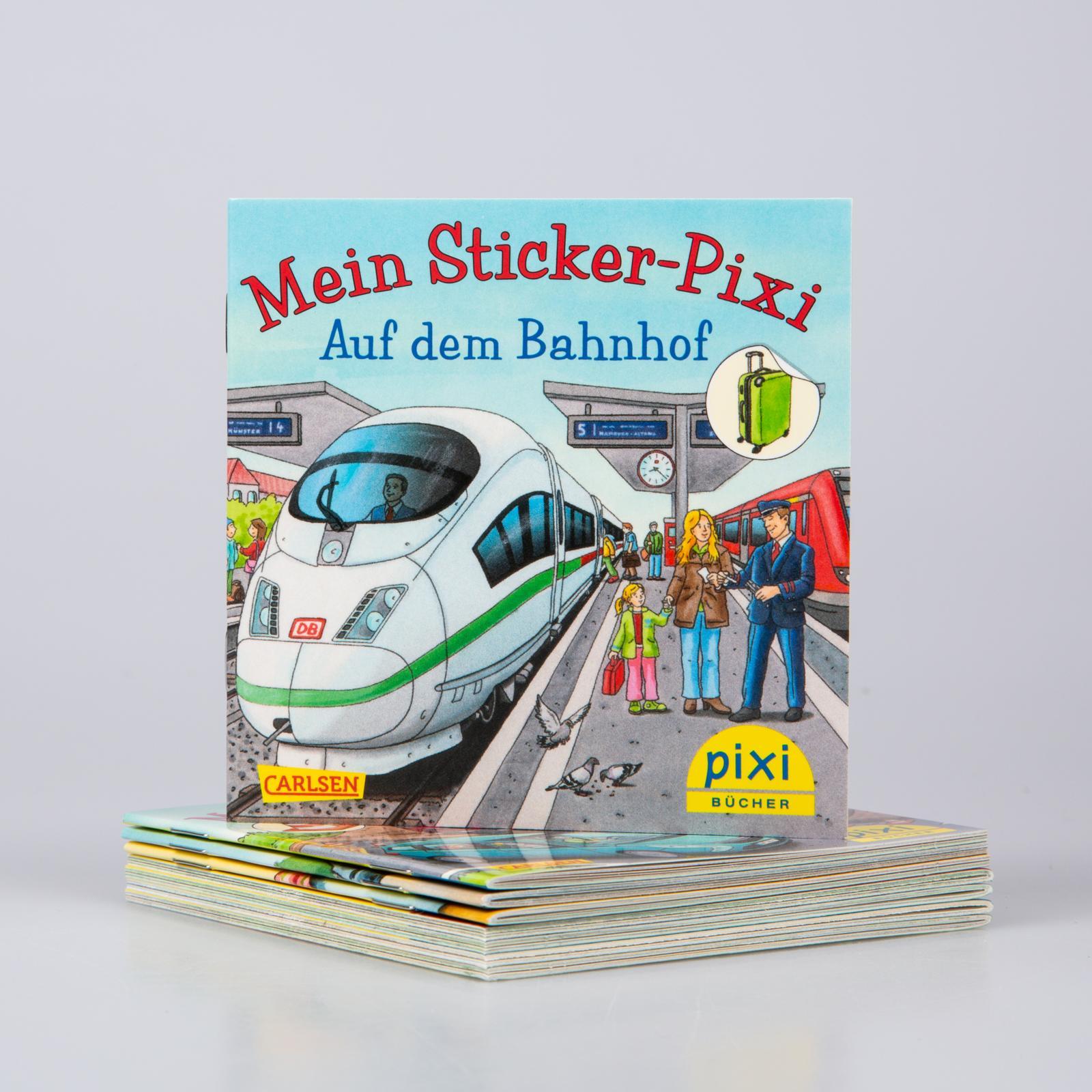 Beispielinhalt (Bild) Pixi-8er-Set 234: Pixis neue Sticker-Bücher (8x1 Exemplar)