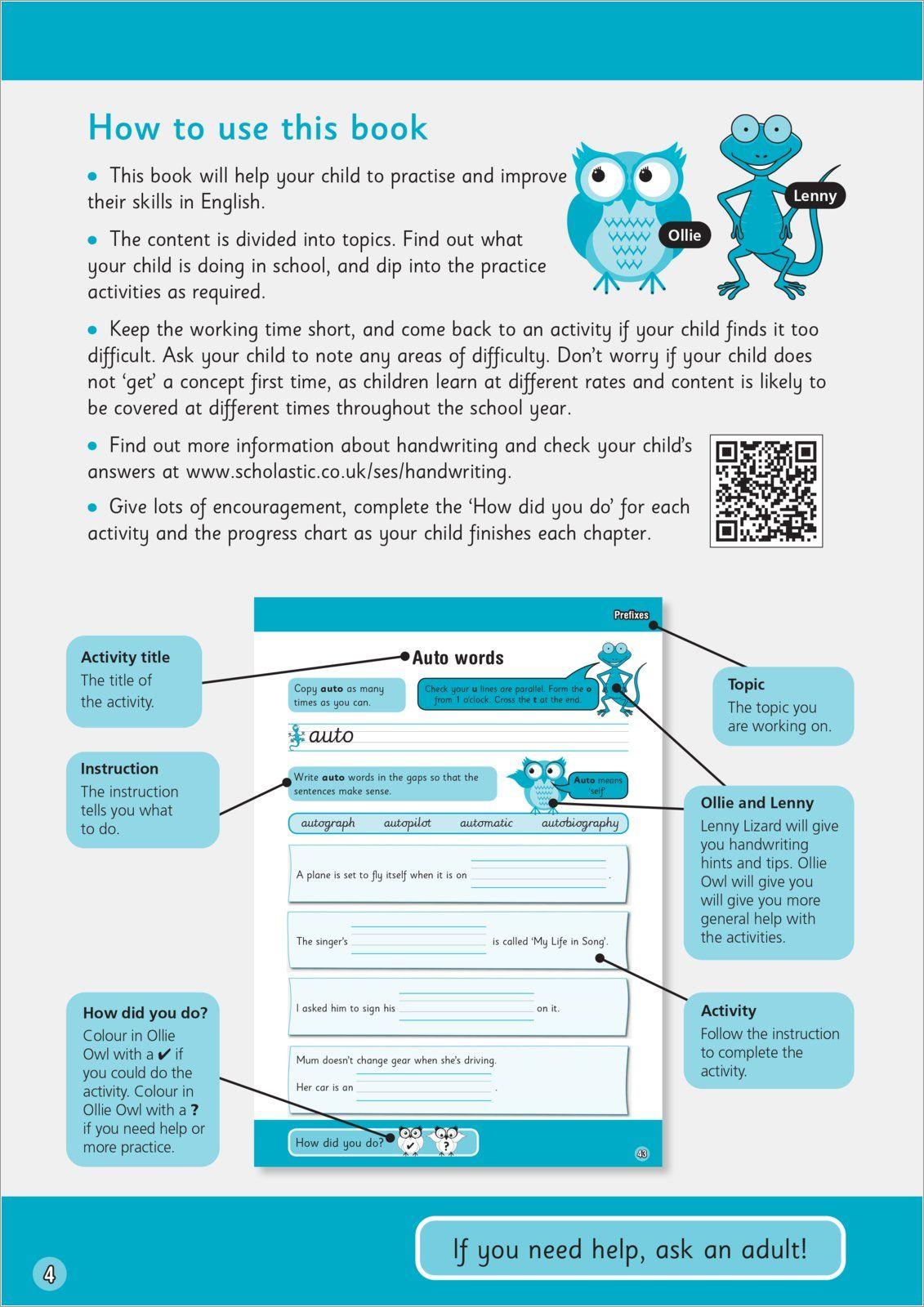 Beispielinhalt (Bild) Handwriting Practice Ages 7-9