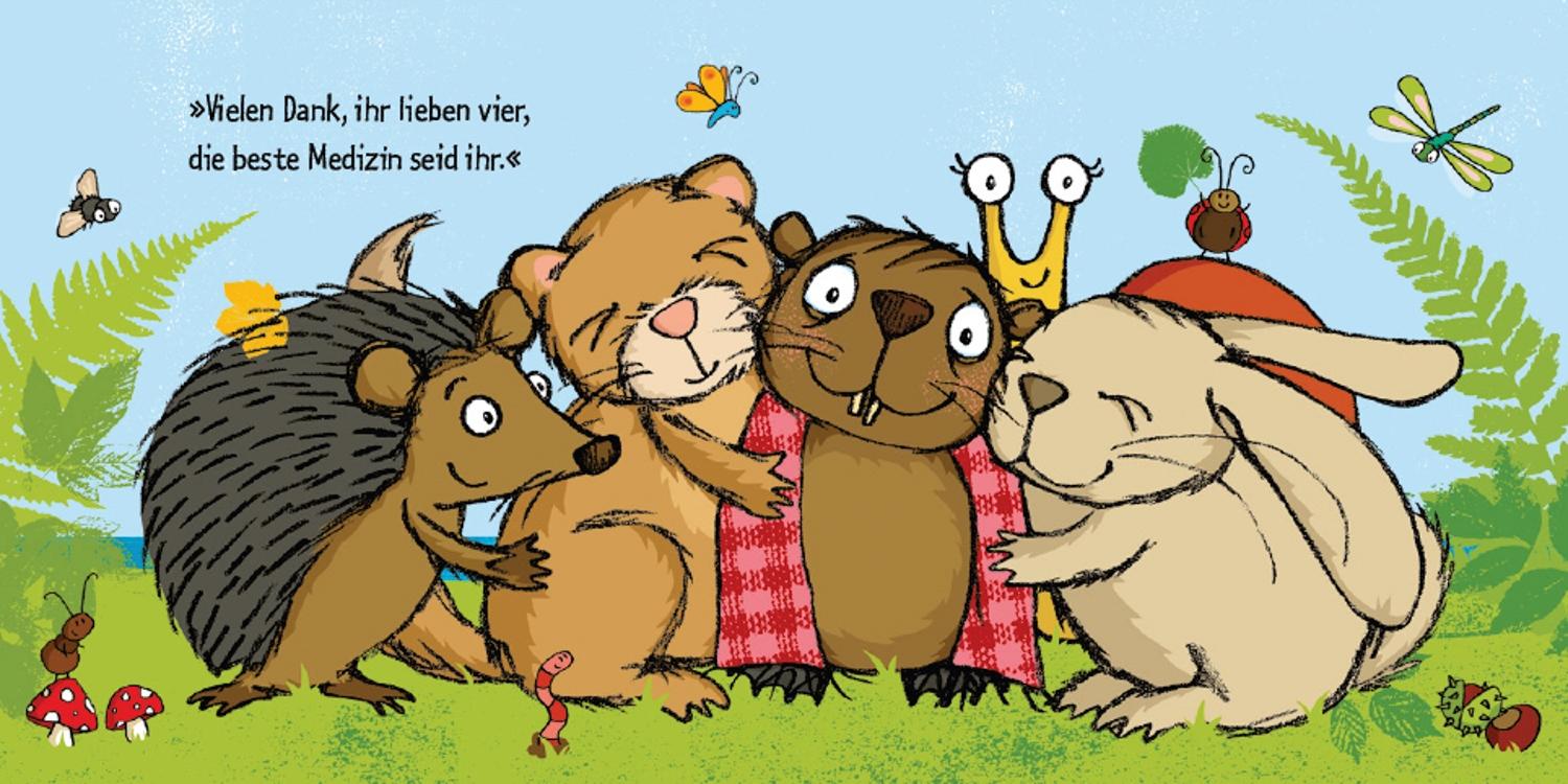 Beispielinhalt (Bild) Der Biber hat Fieber