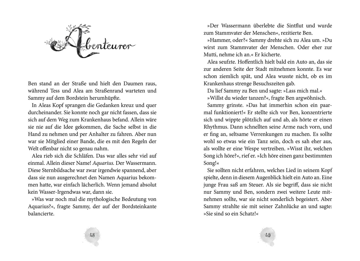 Beispielinhalt (Bild) Alea Aquarius 1. Der Ruf des Wassers