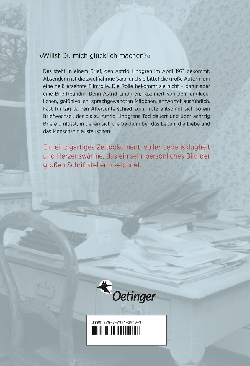 Rückseitencover Deine Briefe lege ich unter die Matratze