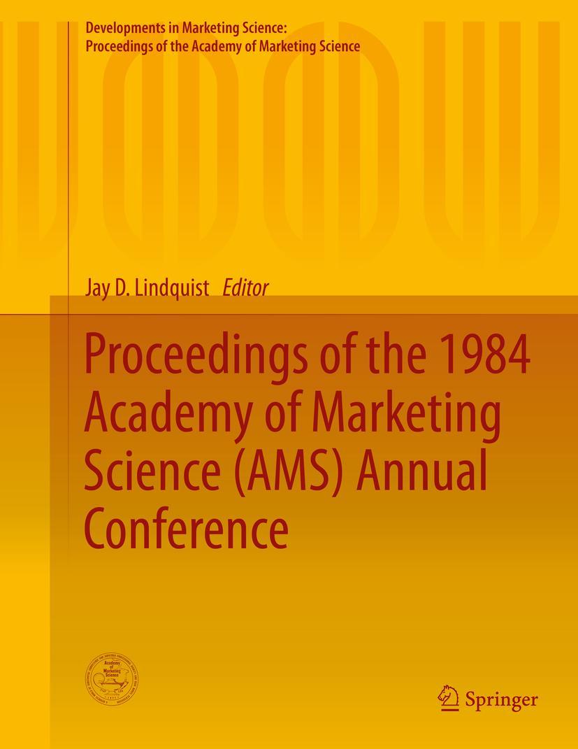 Vorderes Coverbild Proceedings of the 1984 Academy of Marketing Science (AMS) Annual Conference