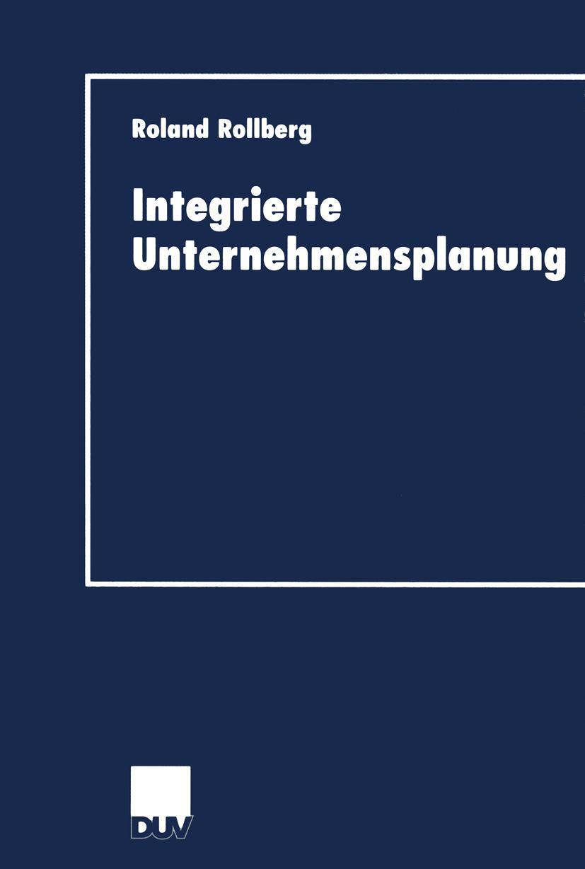 Vorderes Coverbild Integrierte Unternehmensplanung