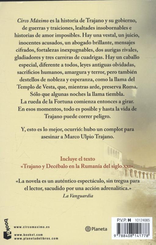 Rückseitencover Circo máximo : la ira de Trajano