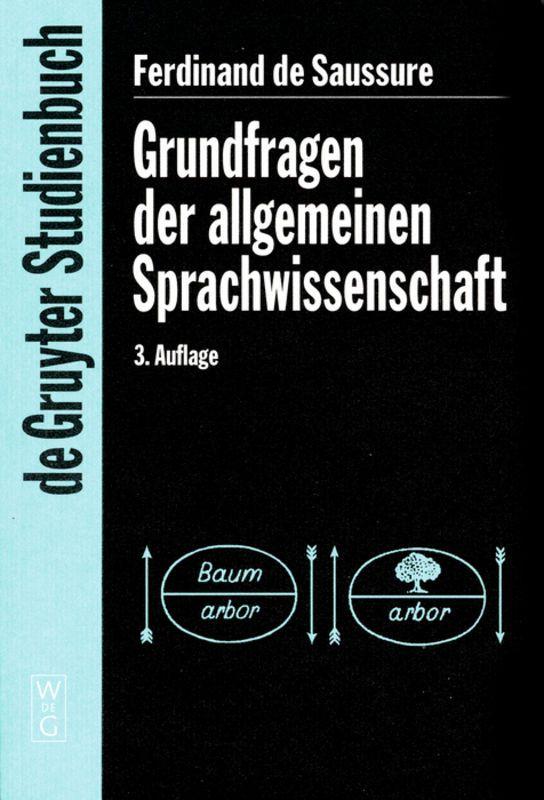Vorderes Coverbild Grundfragen der allgemeinen Sprachwissenschaft