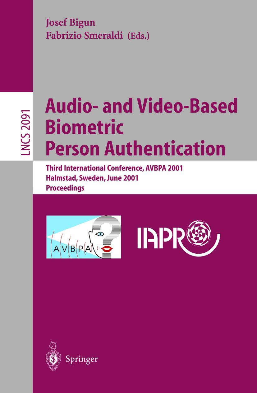 Vorderes Coverbild Audio- and Video-Based Biometric Person Authentication