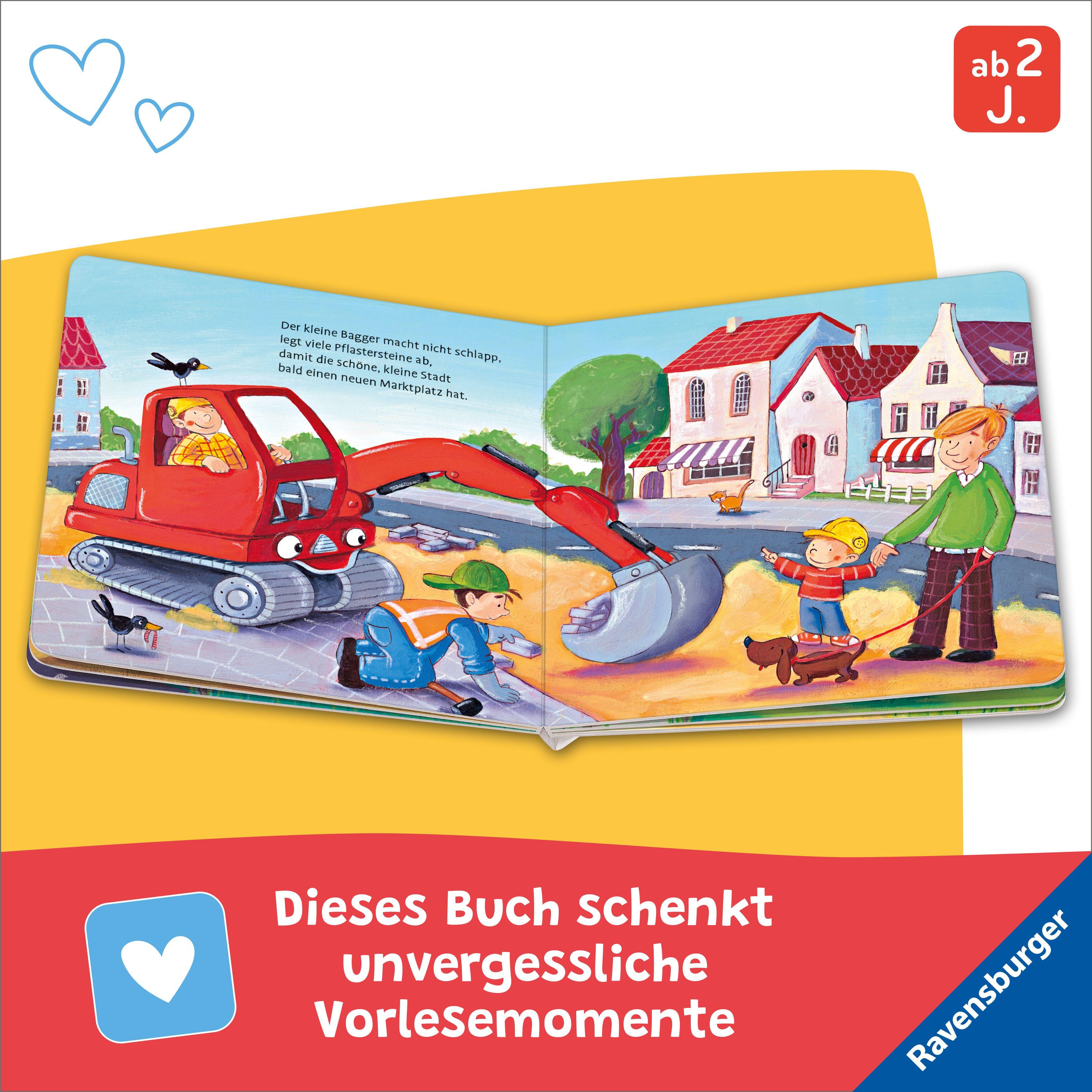 Beispielinhalt (Bild) Was machst du, kleiner Bagger?