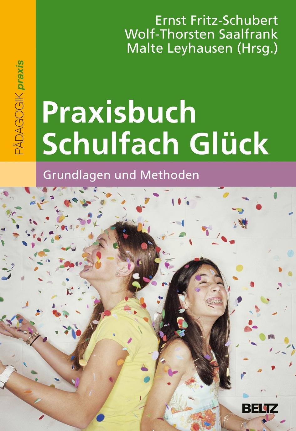 Vorderes Coverbild Praxisbuch Schulfach Glück