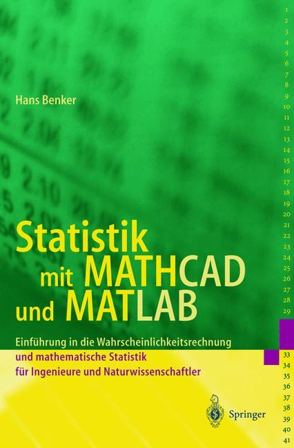 Vorderes Coverbild Statistik mit MATHCAD und MATLAB