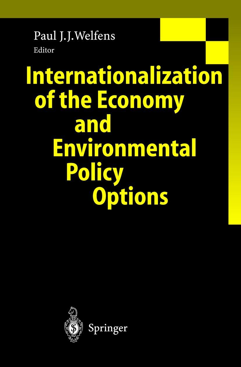 Vorderes Coverbild Internationalization of the Economy and Environmental Policy Options