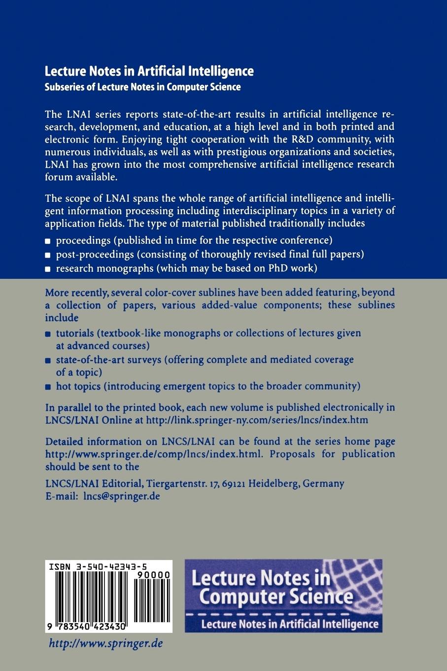 Rückseitencover Computational Learning Theory