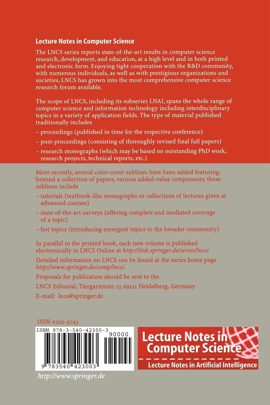 Rückseitencover Information Security and Privacy