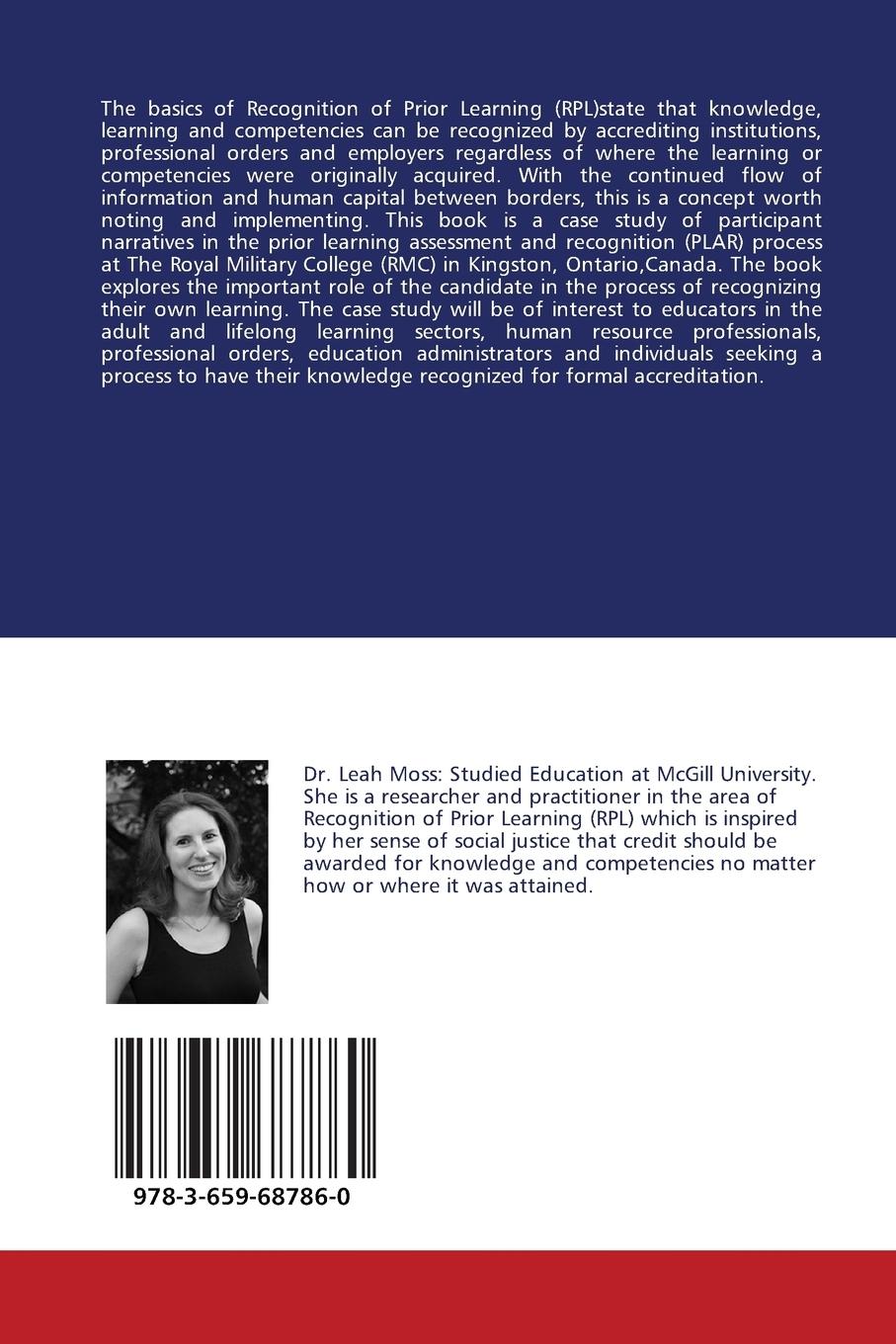 Rückseitencover Prior Learning Assessment (PLAR) and the Impact of Globalization