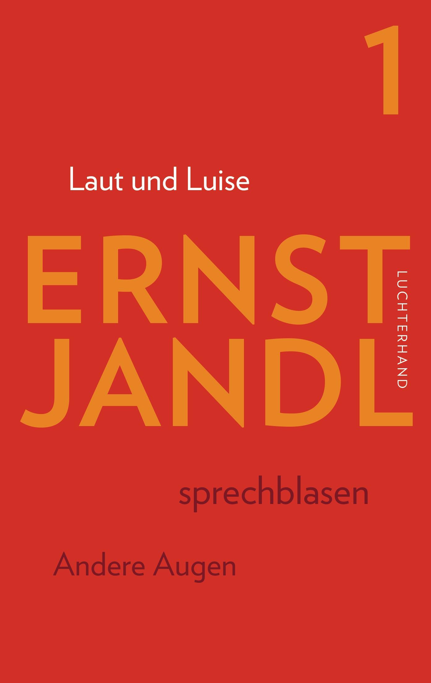 Vorderes Coverbild Werke 1. Laut und Luise