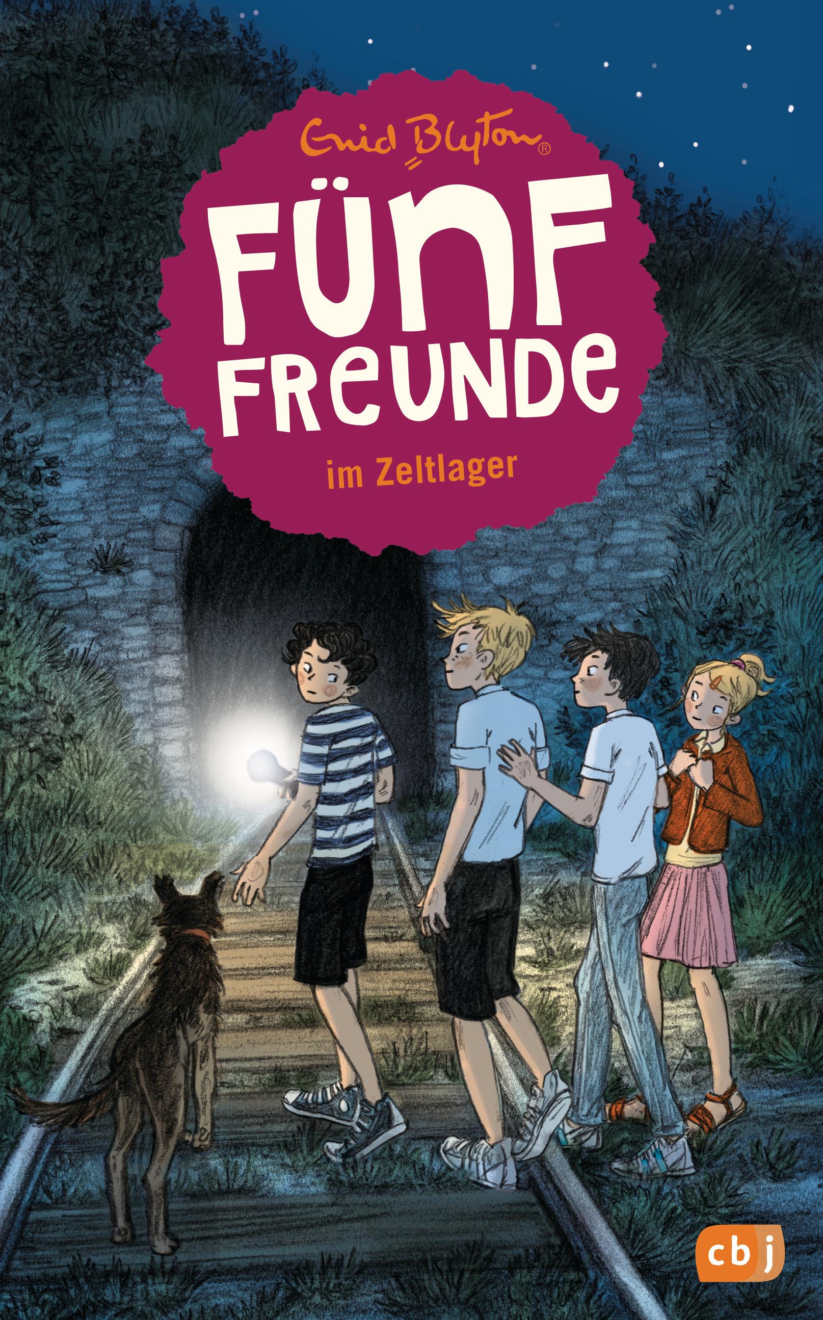 Vorderes Coverbild Fünf Freunde 07. Fünf Freunde im Zeltlager