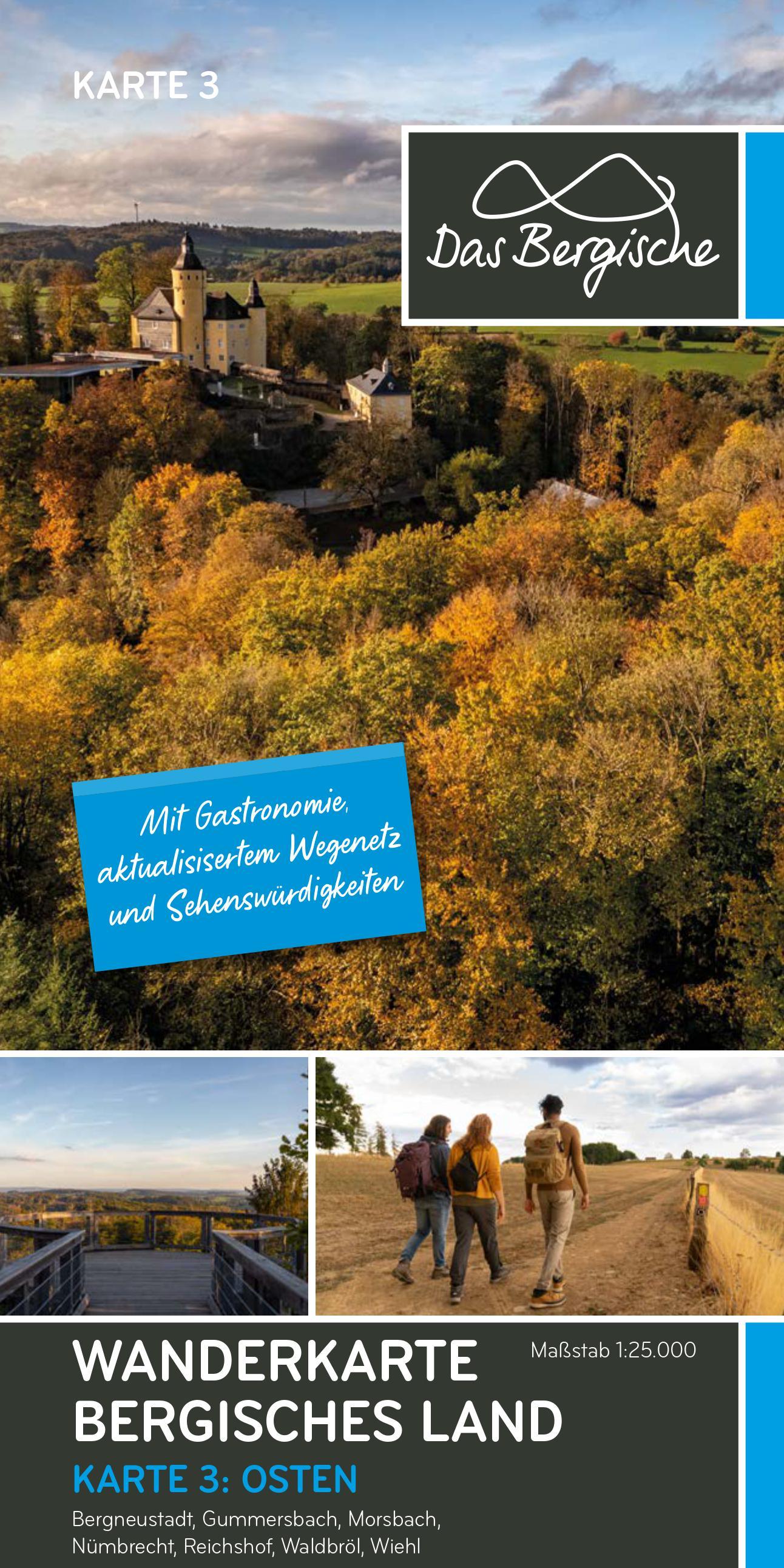 Vorderes Coverbild Naturpark Bergisches Land 1:25.000
