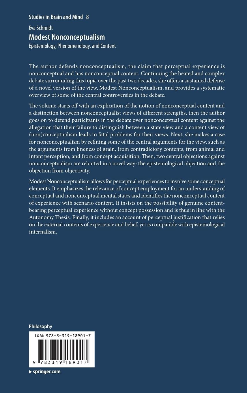 Rückseitencover Modest Nonconceptualism