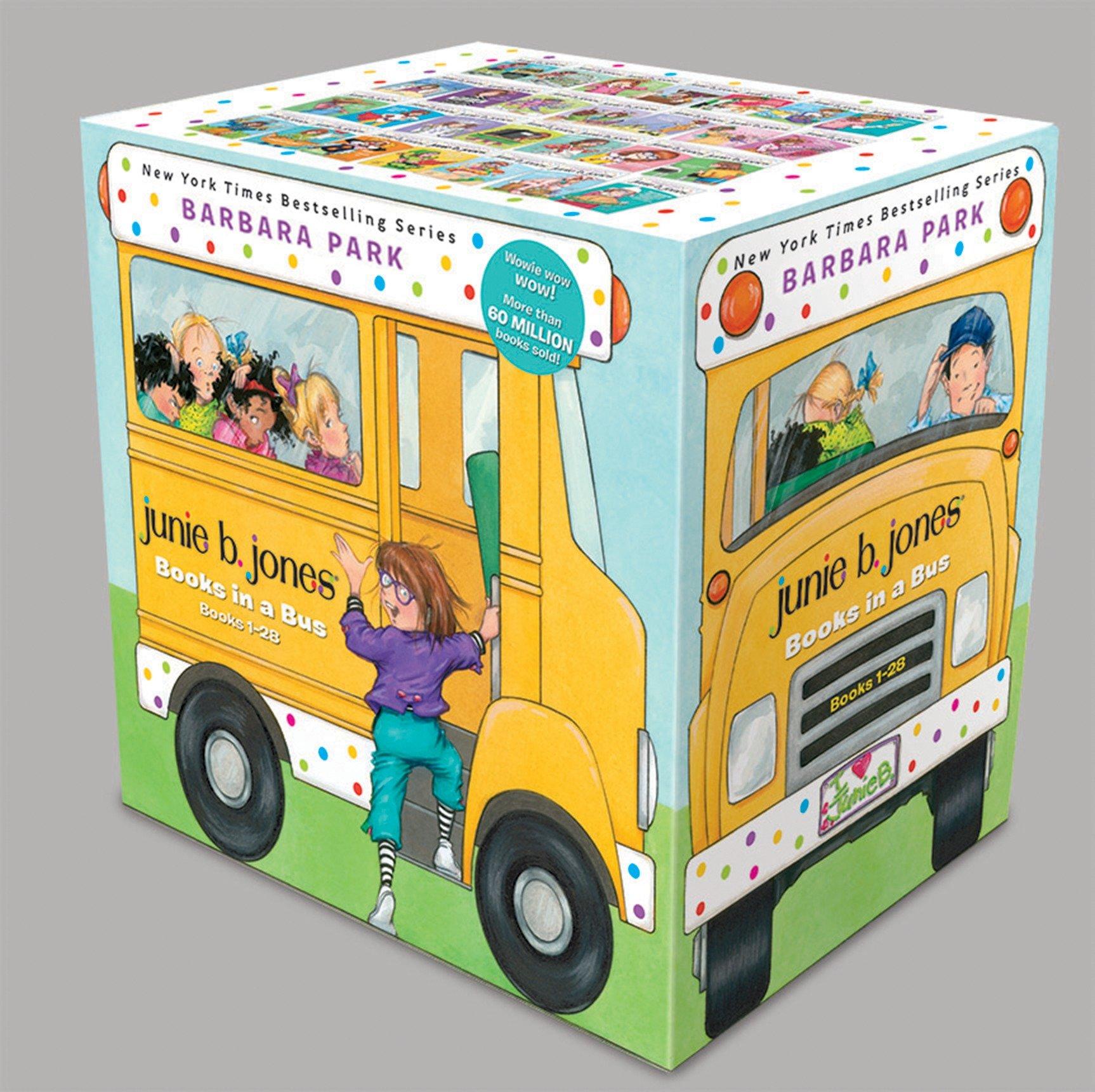 Vorderes Coverbild Junie B. Jones Books in a Bus 28-Book Boxed Set
