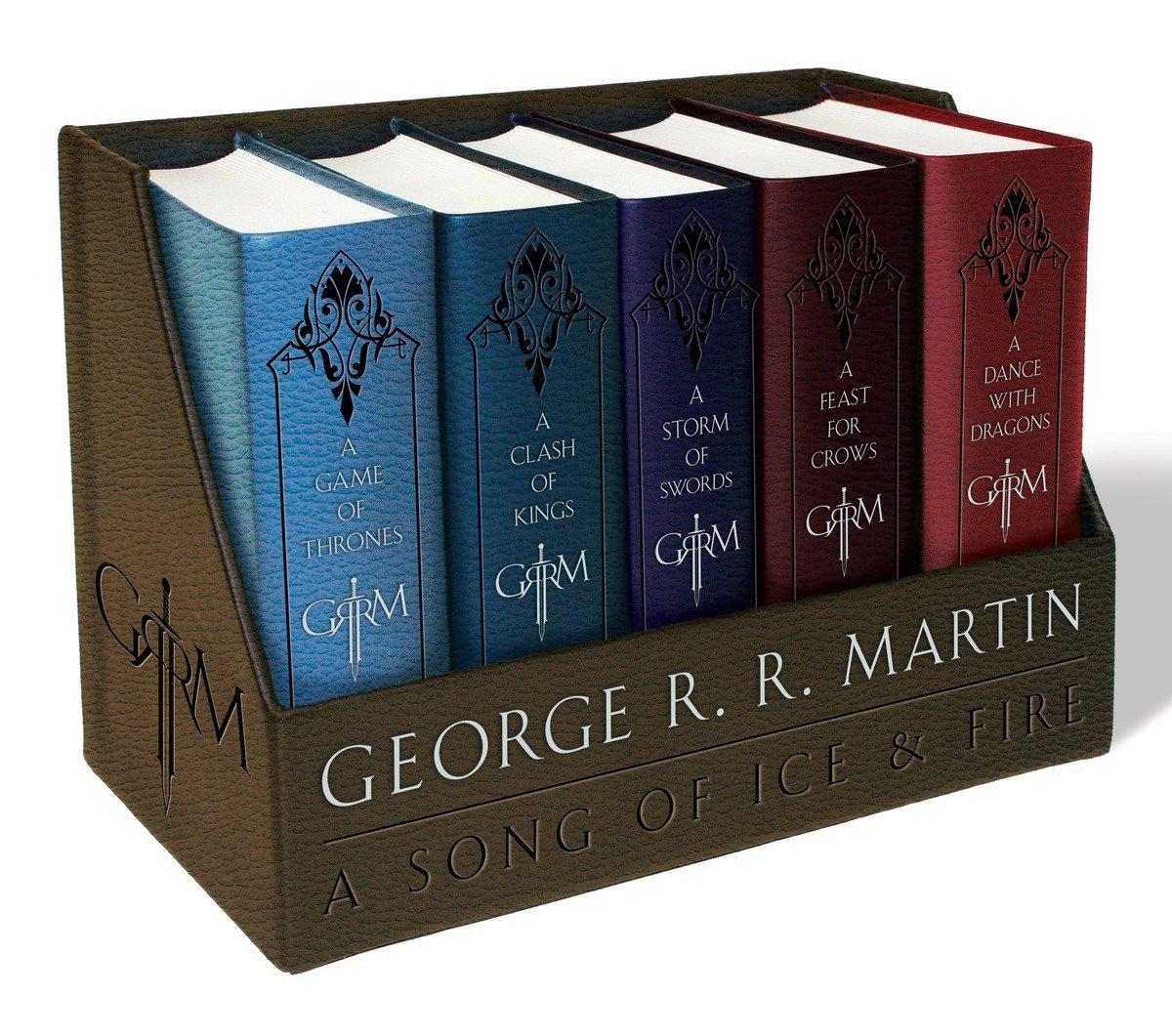Vorderes Coverbild George R. R. Martin's A Game of Thrones Leather-Cloth Boxed Set (Song of Ice and Fire Series)