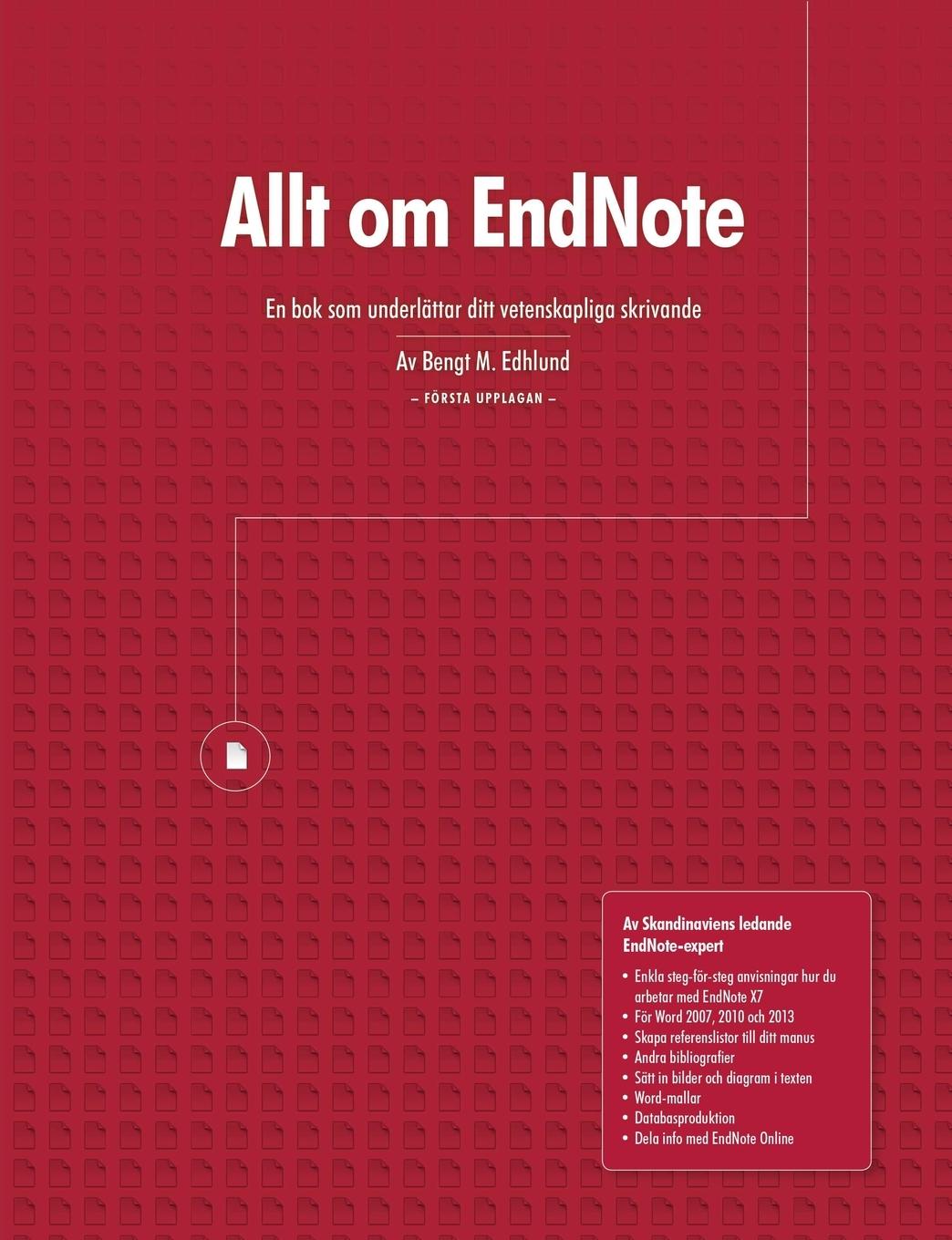 Vorderes Coverbild Allt om EndNote