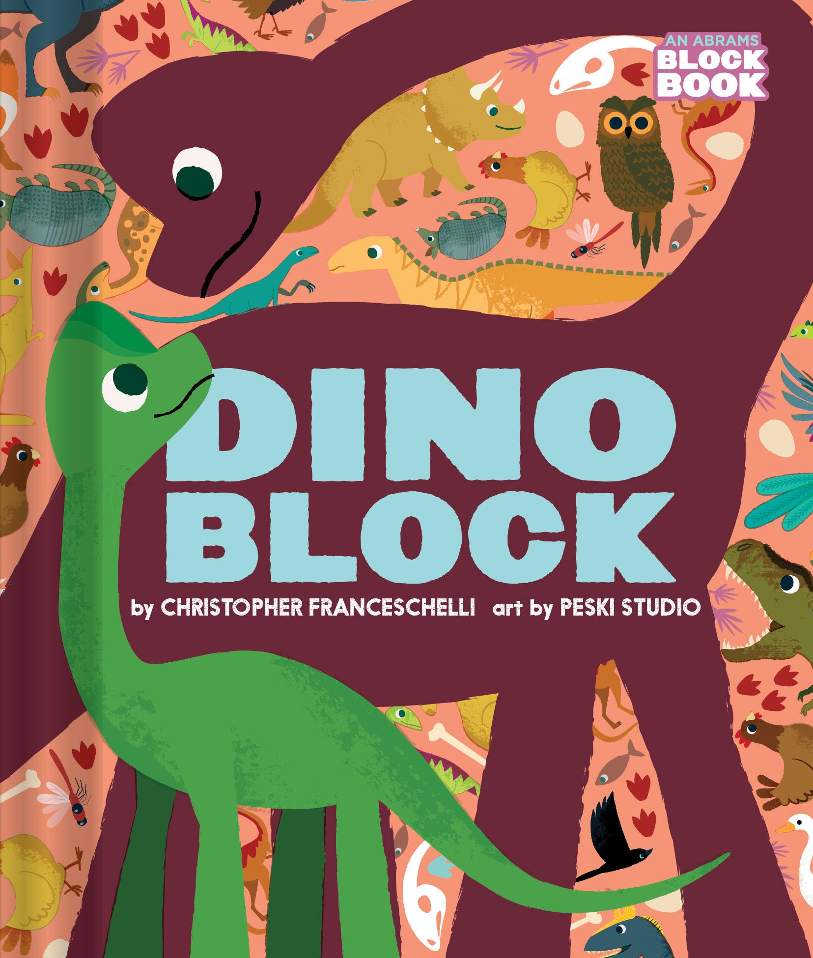 Vorderes Coverbild Dinoblock (an Abrams Block Book)
